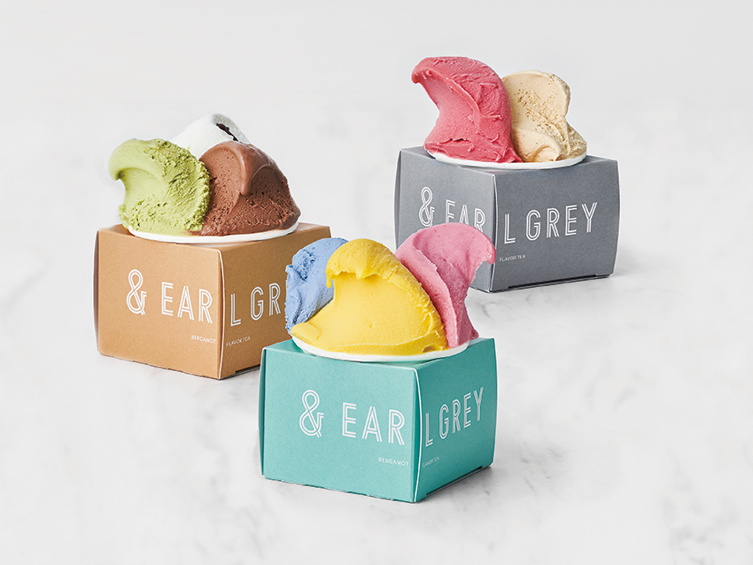 & Earl Gray マカロンアイス & Earl Gray マカロンアイス